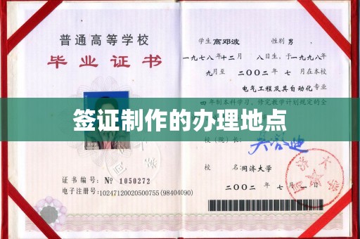 通海签证制作的办理地点