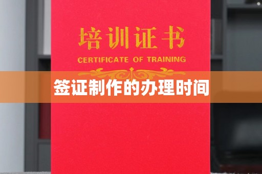 通海签证制作的办理时间