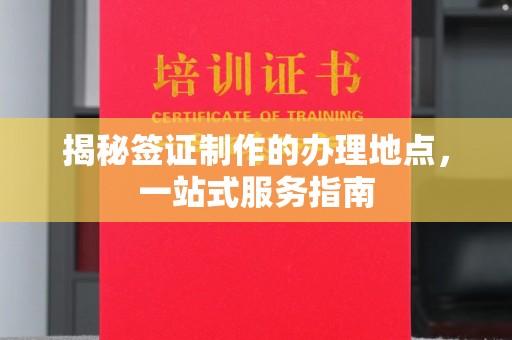 通海揭秘签证制作的办理地点，一站式服务指南