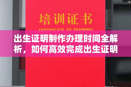 通海出生证明制作办理时间全解析，如何高效完成出生证明申请？