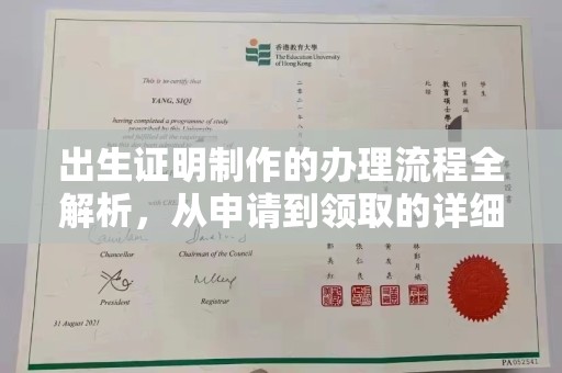 通海出生证明制作的办理流程全解析，从申请到领取的详细指南