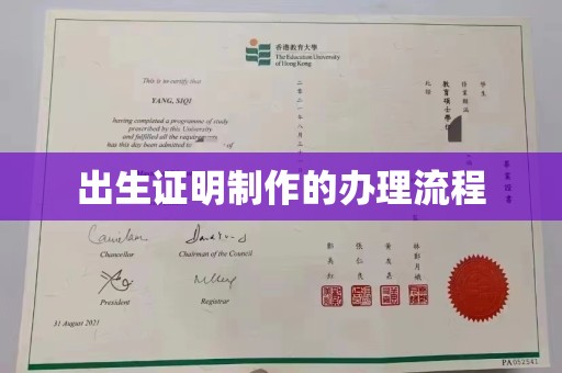 通海出生证明制作的办理流程