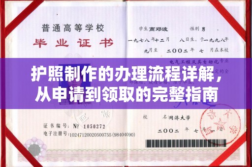 通海护照制作的办理流程详解，从申请到领取的完整指南